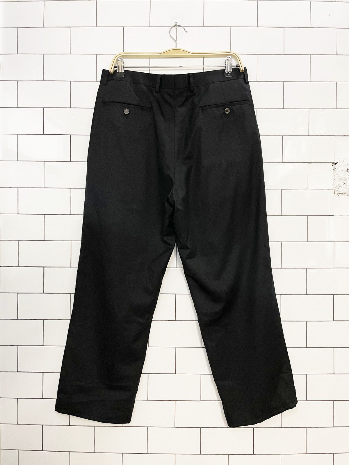 lauren ralph lauren 120s wool-cashmere pleated trousers