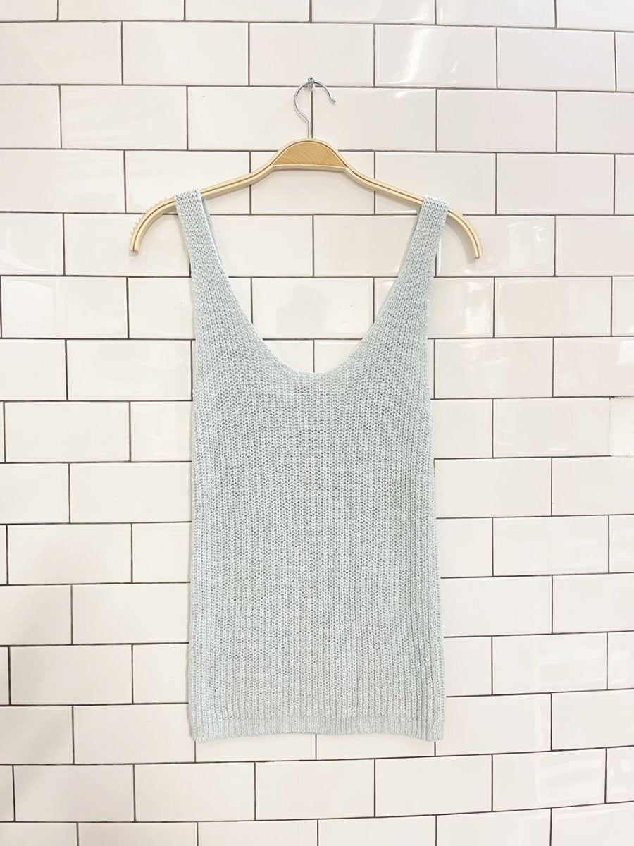 nwt madewell 2024 montery knit sweater tank - good market thrift store
