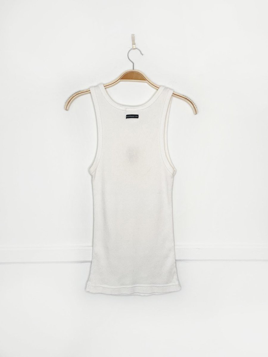 vintage 00s this ain't kansas pride shield ribbed tank top - good market thrift store