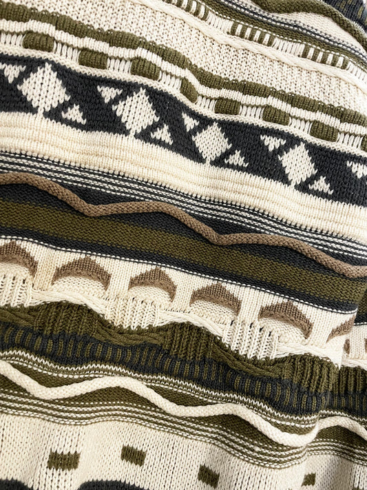 vintage shelby 3D knit dad sweater | made in canada