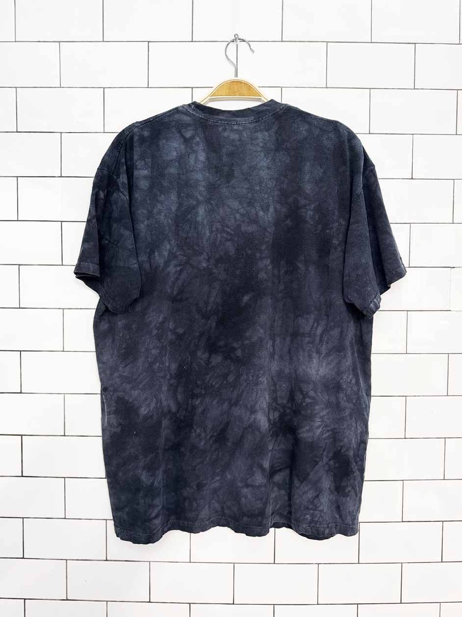 vintage 00s the mountain dog face tie dye tee | made in USA