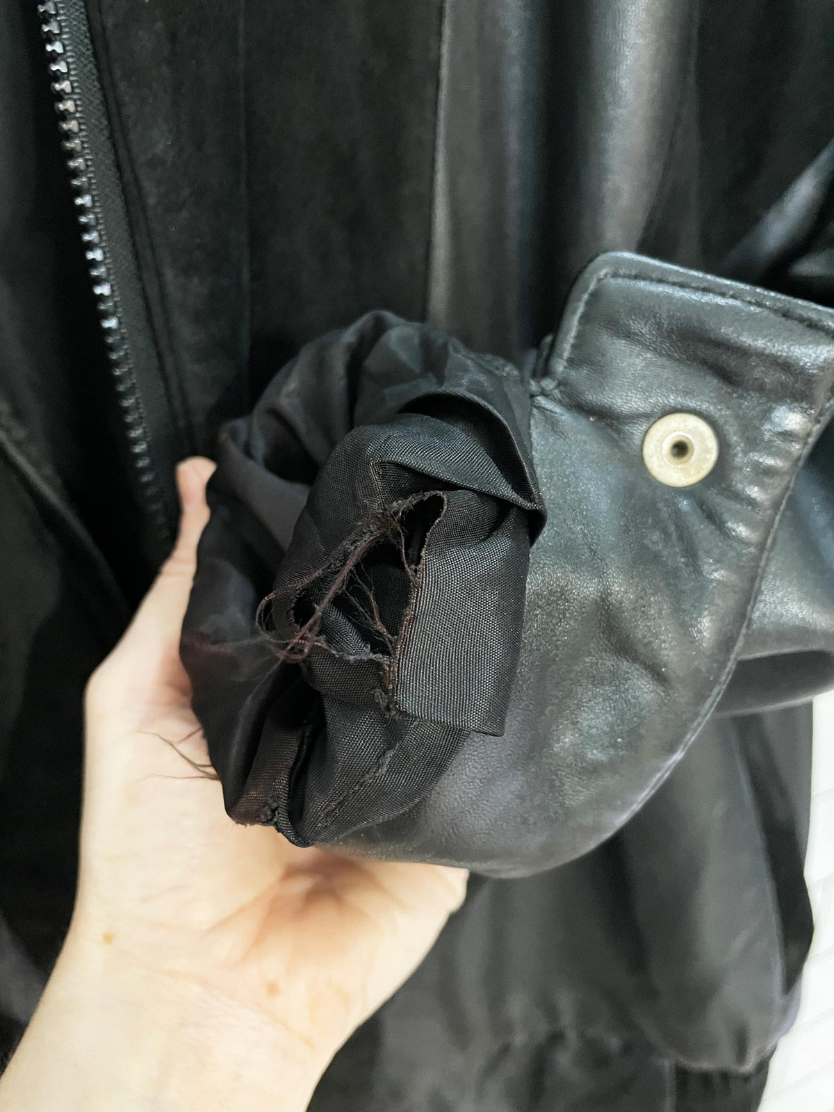 vintage 80s pam-pam soft leather suede sunray bomber jacket