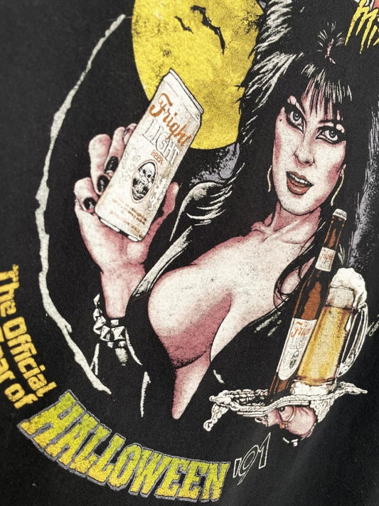 elvira mistress of the dark fright light graphic tee | halloween - good market thrift store