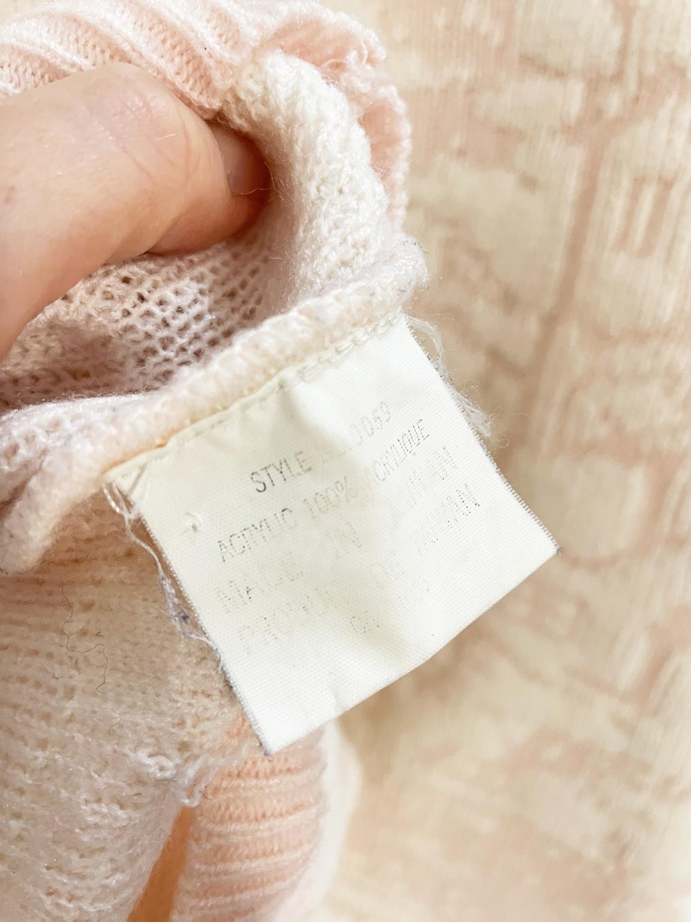 vintage 80s barbara sue winter cottage snow scene knit sweater - good market thrift store