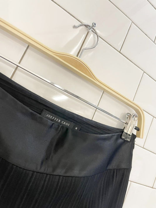 vintage 00s joeffer caoc wide leg tuxedo trouser - good market thrift store