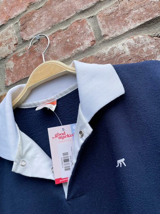 vintage 70s on your mark polo sweatshirt