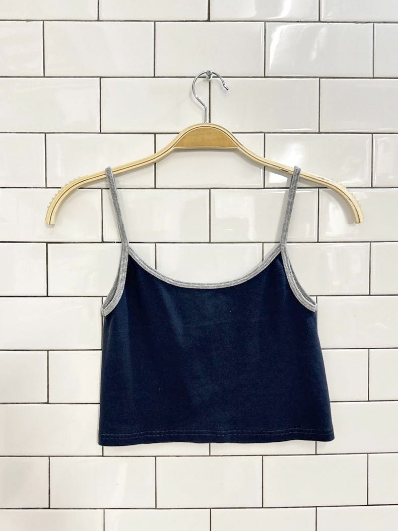 brandy melville little devils crop cotton tank top - good market thrift store