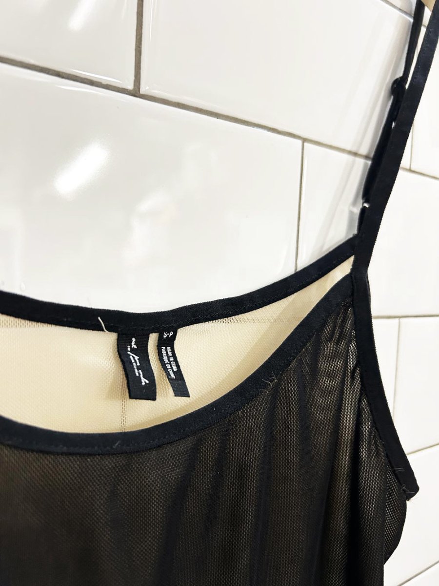 UO out from under cropped sheer tank top - good market thrift store