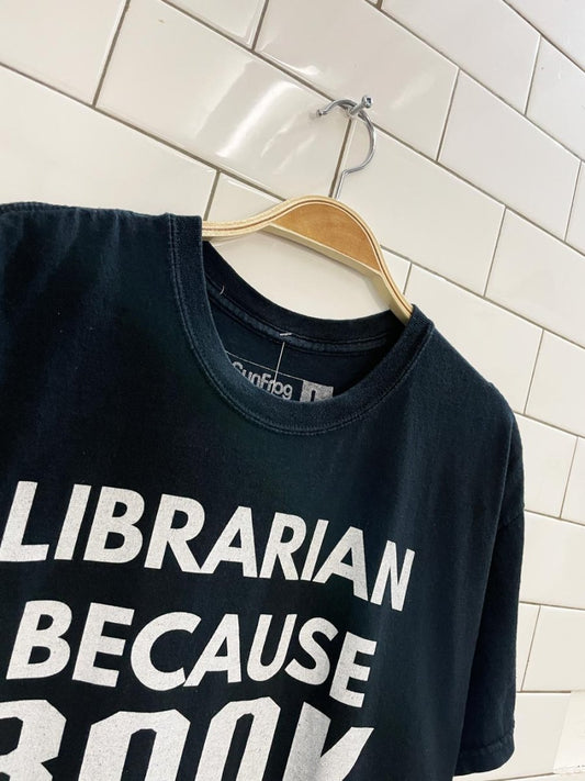 sunfrog book wizard graphic tee - good market thrift store