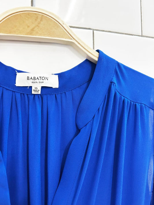 babaton benedict 100% silk sleevless mini dress | aritzia - good market thrift store