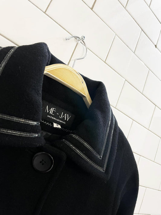 vintage me - jay wool - cashmere wool coat | made in Italy - good market thrift store