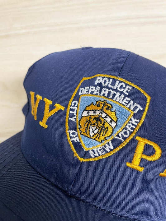 vintage 90s NYPD snapback hat | private stock - good market thrift store