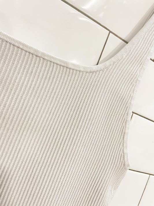 babaton sculpt knit tank pearl | aritzia - good market thrift store