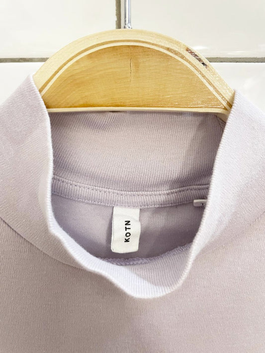 kotn egyptian cotton mockneck sleeveless top - good market thrift store