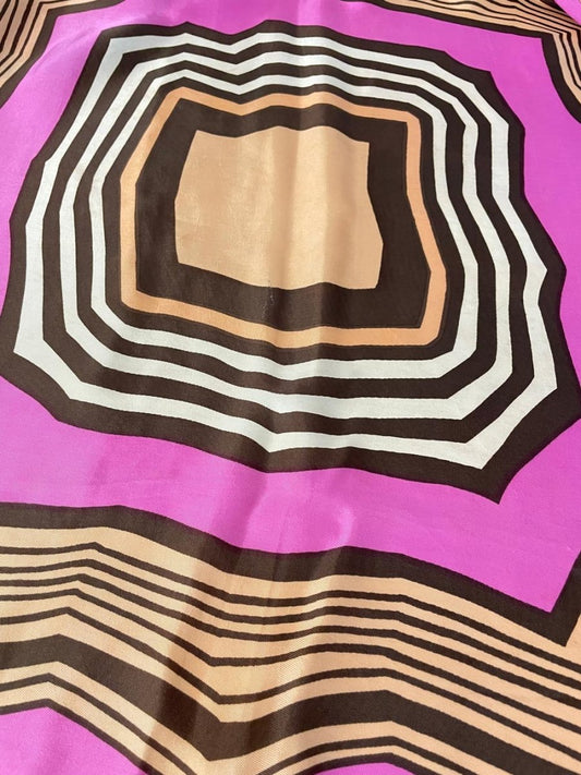 vintage 60s roger caron silk scarf - good market thrift store