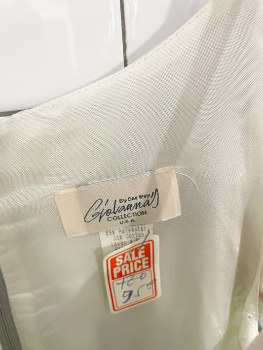 nwt deadstock vintage 00s giovanna's minimal floral maxi dress | made in USA - good market thrift store