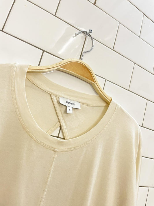 reiss open back long sleeve top - good market thrift store