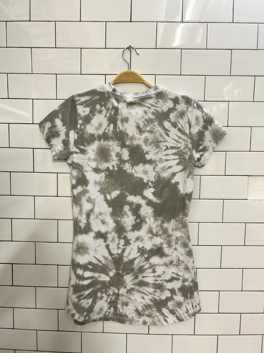 y2k true religion tie dye logo tee - good market thrift store