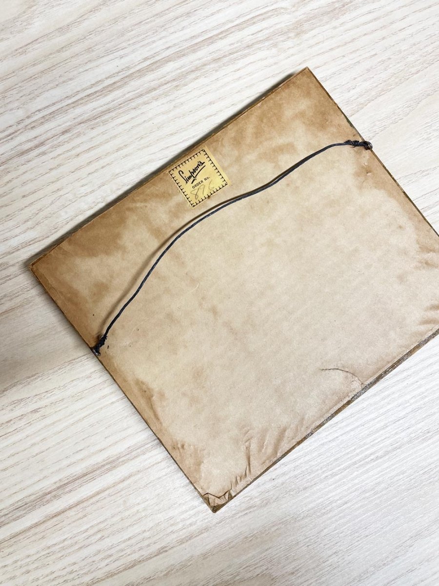 vintage paris la place du tertre watercolour framed art - good market thrift store