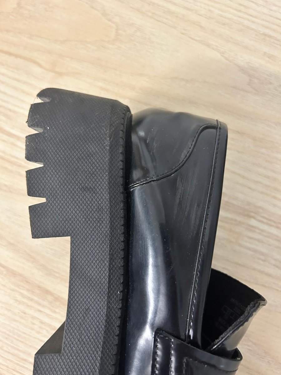 zara chunky platform penny loafers - good market thrift store