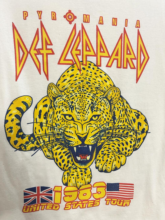 def leppard pyromania 1983 tour reproduction tee