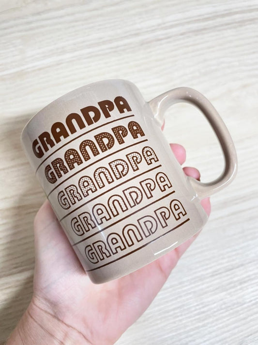 vintage staffordshire england grandpa mug - good market thrift store