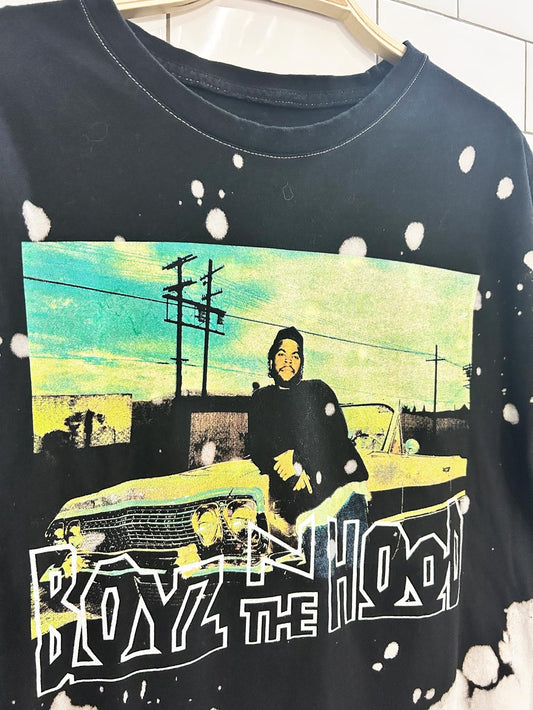 boys in the hood tie dye graphic tee