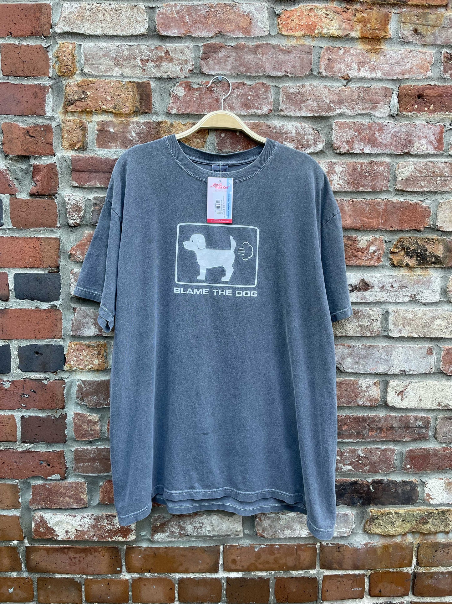 blame the dog graphic tee