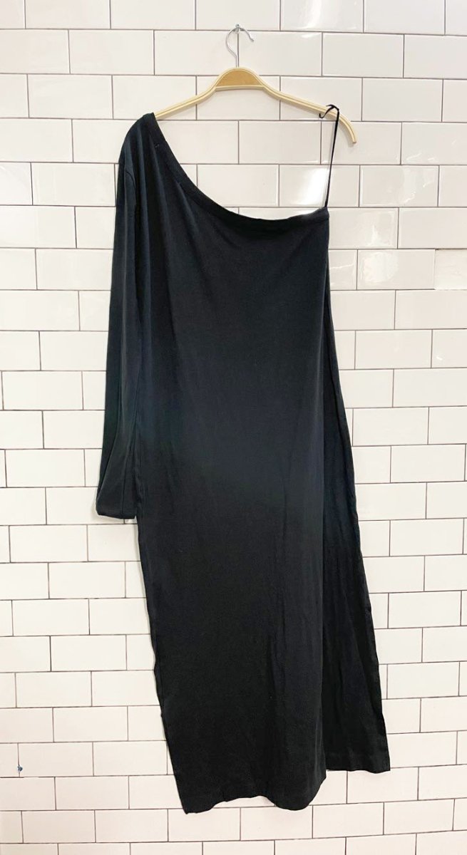 nwt free people kara one shoulder midi dress - good market thrift store