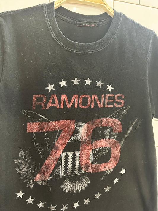 ramones 1976 tour reprint tee