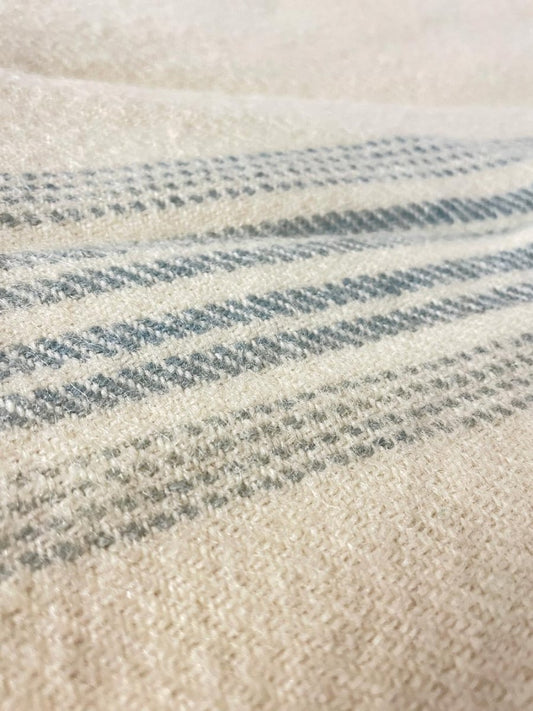vintage blanket stripe wool blanket - good market thrift store