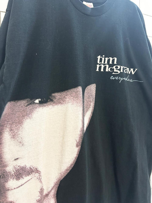 vintage 1997 tim mcgraw everywhere tee