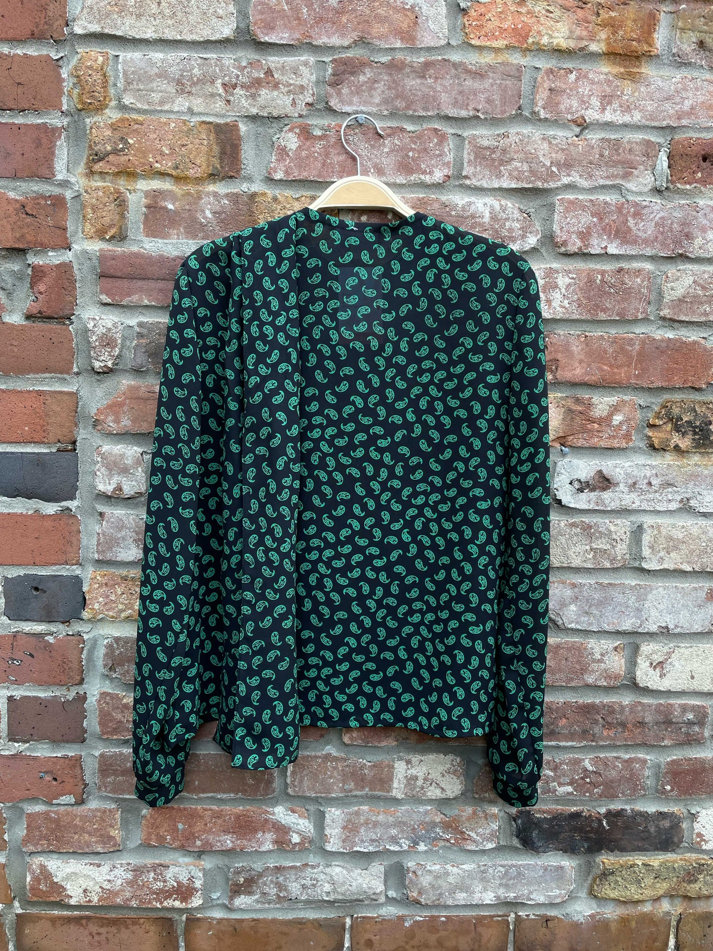 vintage blouseworks paisley scarf blouse