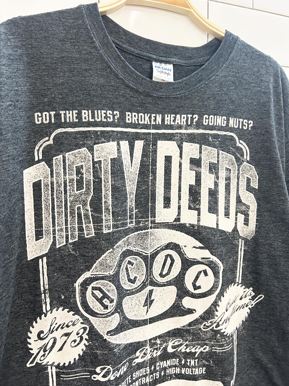 acdc dirty deeds graphic tee