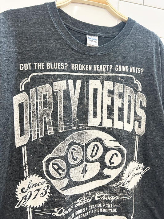 acdc dirty deeds graphic tee