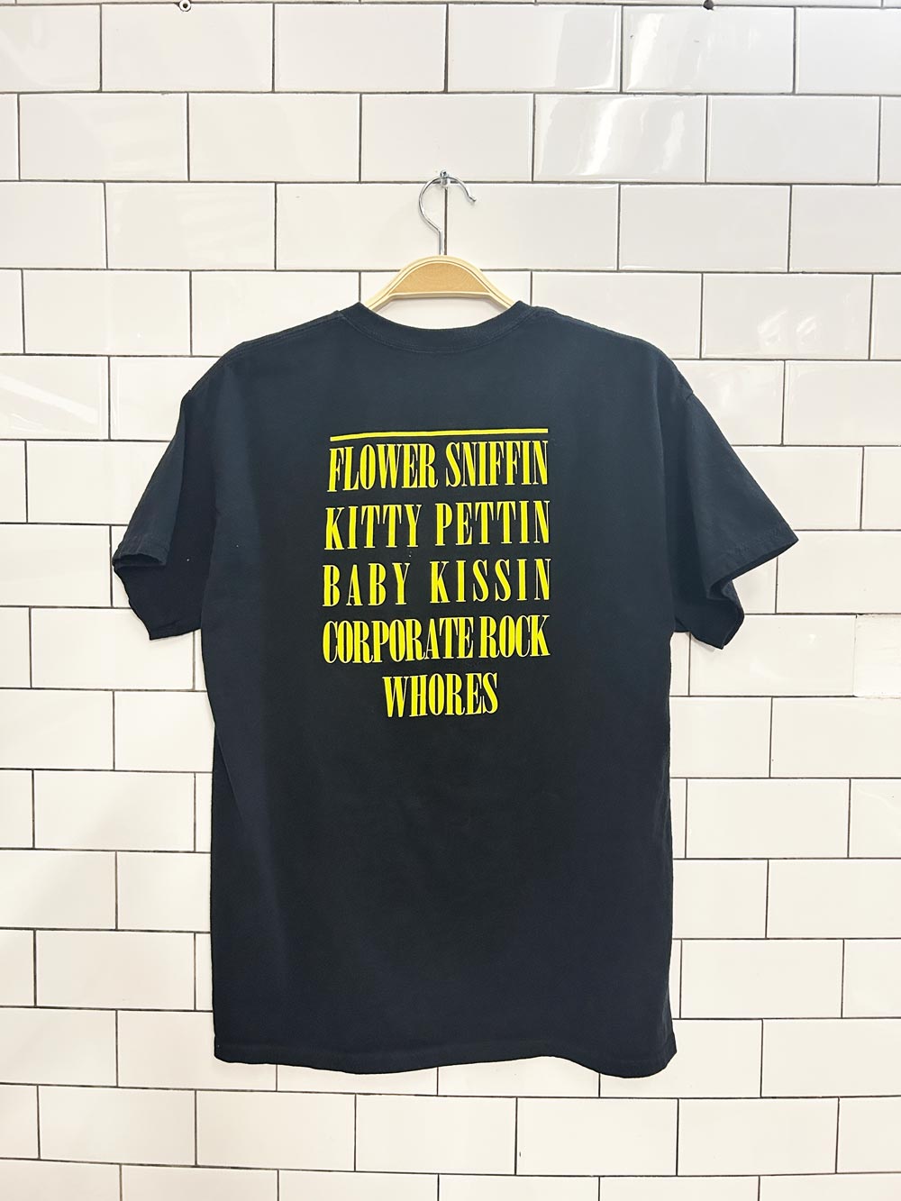 nirvana smiley double sided graphic tee