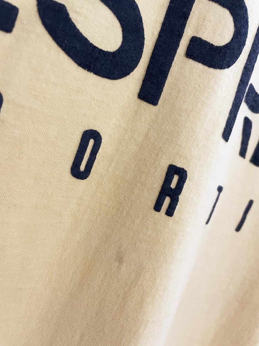 vintage 80s esprit sportiv big logo tee | troops - good market thrift store