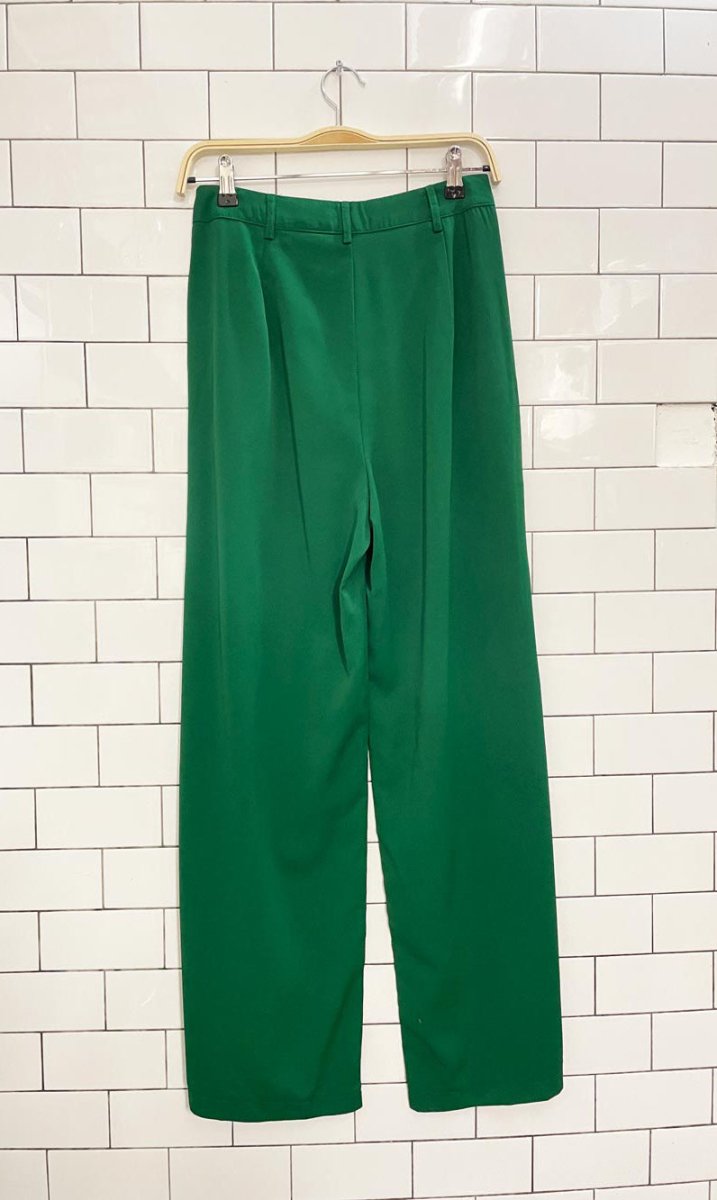 nwt micas high rise pleated wide leg trouser - good market thrift store