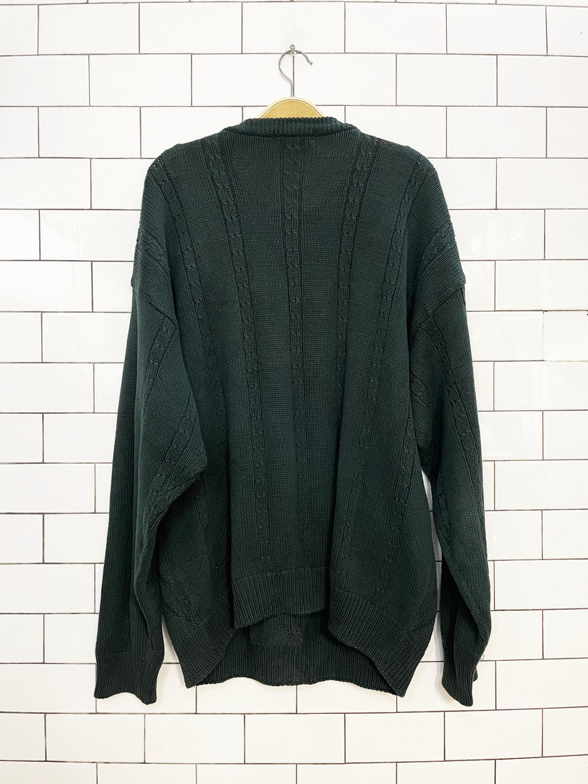 vintage claiborne argyle soft knit dad sweater | liz