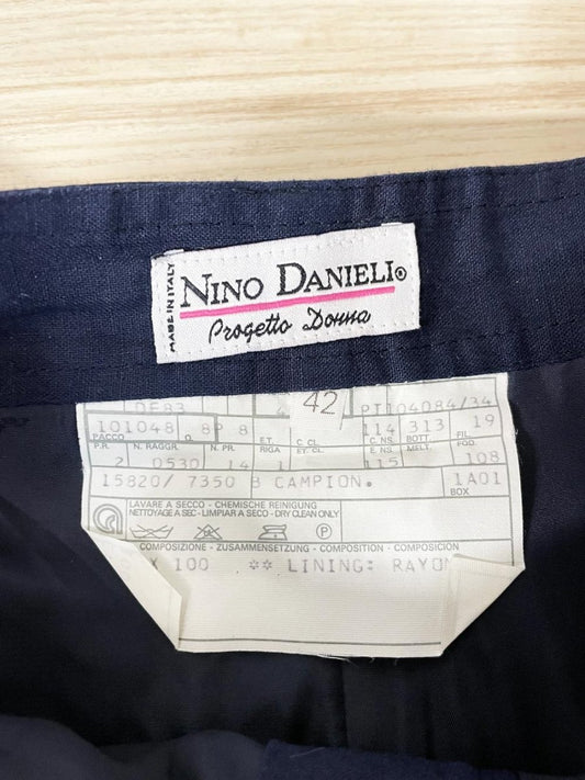 vintage nino danieli 100% flax mini skirt | made in Italy - good market thrift store