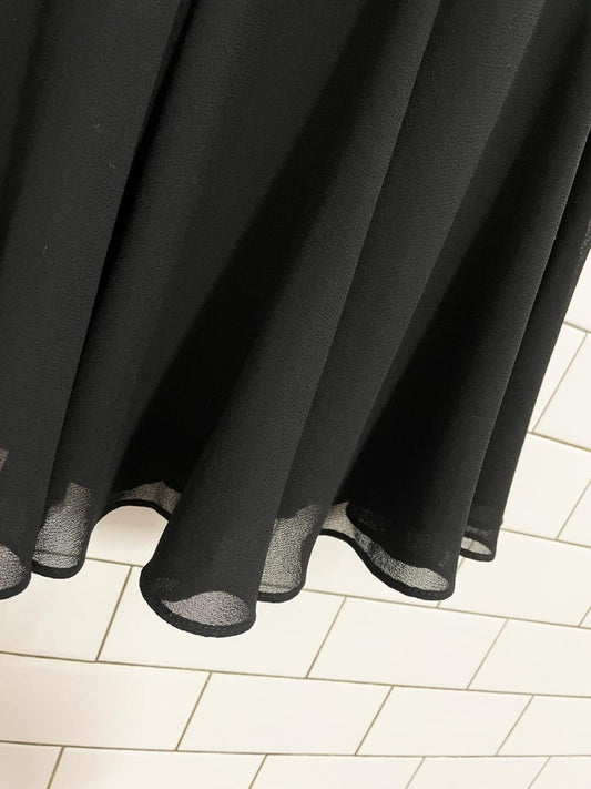 vintage 90s joseph ribkoff chiffon tulip hem midi skirt - good market thrift store