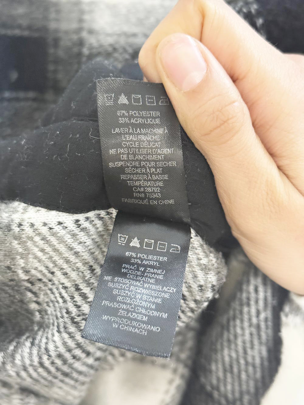 joie 1/2 zip plaid flannel hooded sweater