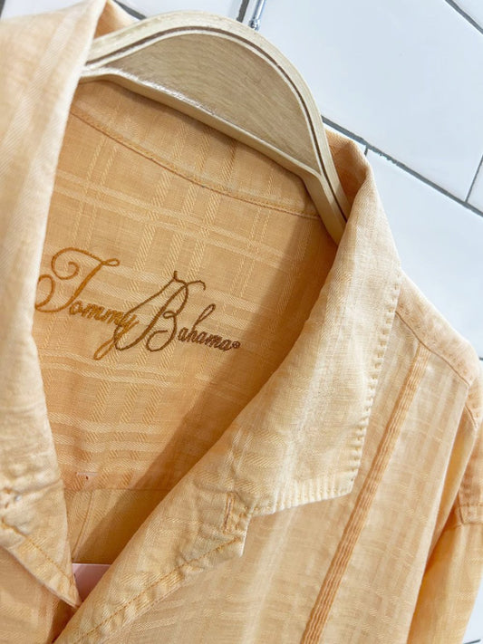 tommy bahama linen short sleeve resort shirt - good market thrift store
