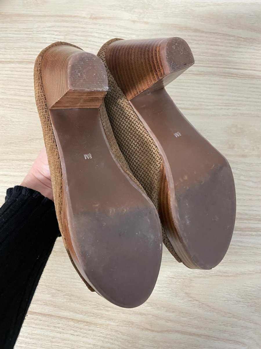 jeffrey campbell x anthropologie suede roosevelt heel - good market thrift store