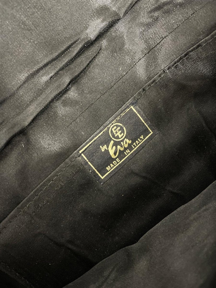 vintage 70s by eva woven crochet clutch | made in Italy - good market thrift store