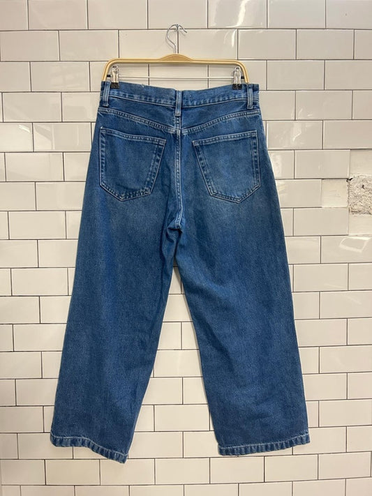 zara wide leg jeans - good market thrift store