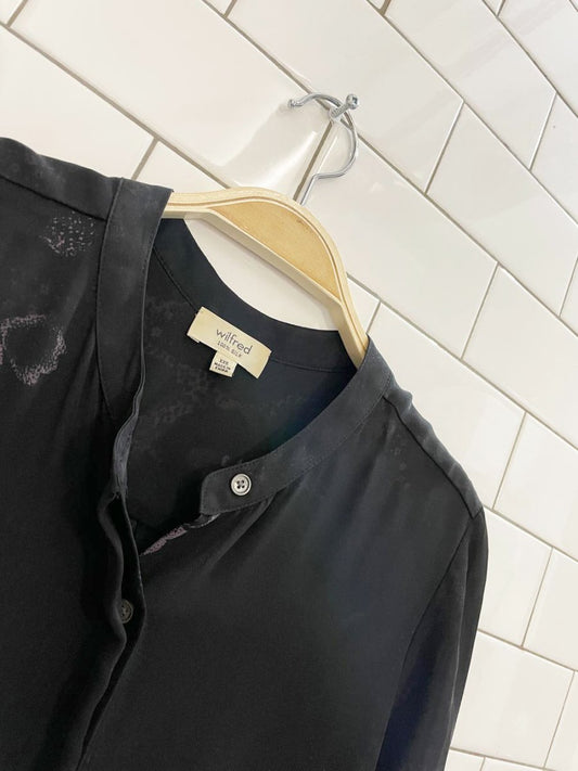 wilfred 100% silk bossut oversized shirt dress | aritzia - good market thrift store