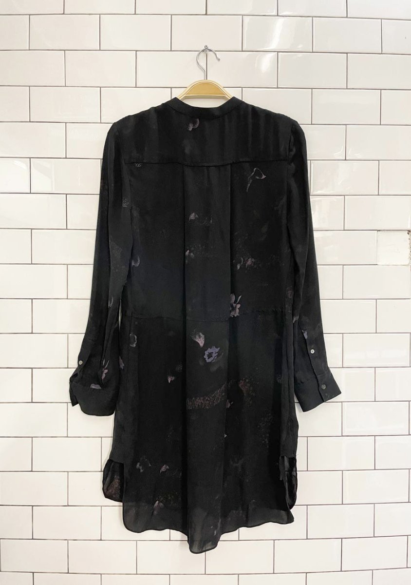 wilfred 100% silk bossut oversized shirt dress | aritzia - good market thrift store