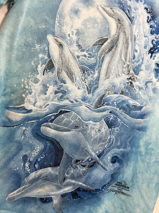 the mountain x mirage las vegas dolphin tie dye tee