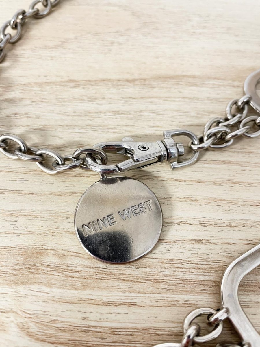 y2k nine west metal chain link belt - good market thrift store